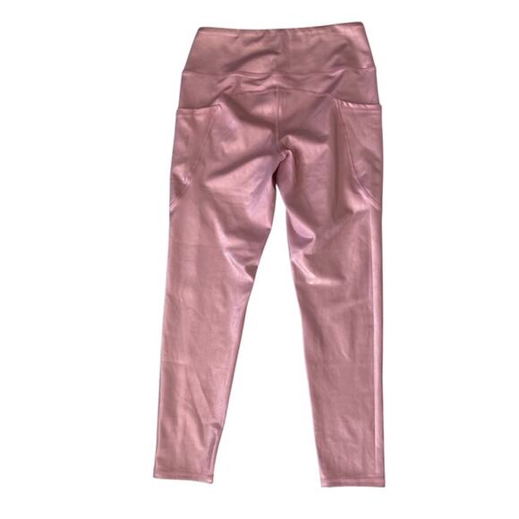 Susan G. Komen Sparkly Pink Leggings with Pockets - XL - Picture 2 of 5